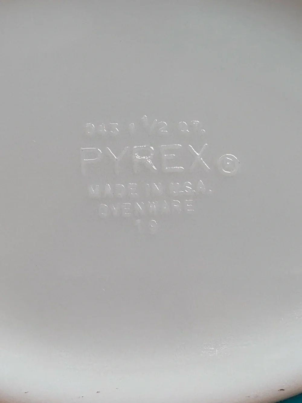 PYREX 1969 Blue Horizon 1.5 qt oval casserole dish with matching lid VINTAGE MCM